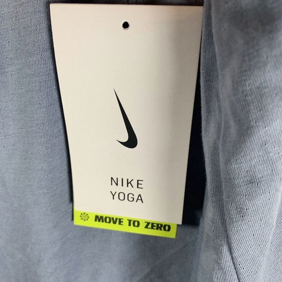 Nike Twist Tank Top Women's XL Blue Gray Yoga Racerback Pullover 7388 - Picture 5 of 9